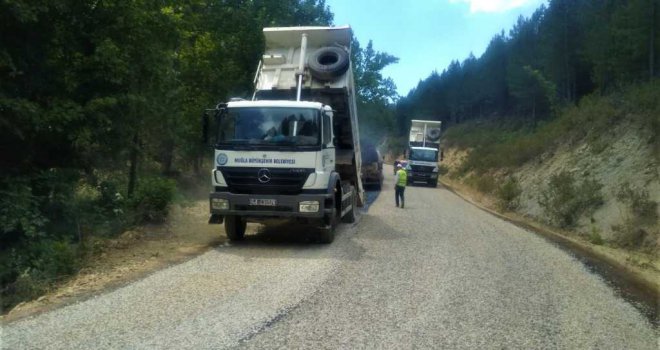 Büyükşehir Akyer Mahallesi'nde yol çalışmaları tamamlandı