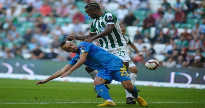 Spor Toto Süper Lig: Bursaspor: 1 - Ankaragücü: 0 (İlk Yarı)