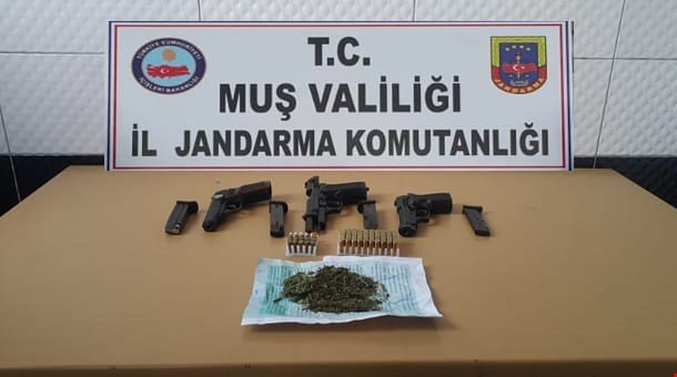 Muş Merkezli 3 İlde Silah Ve Mühimmat Kaçakçılığı Operasyonu