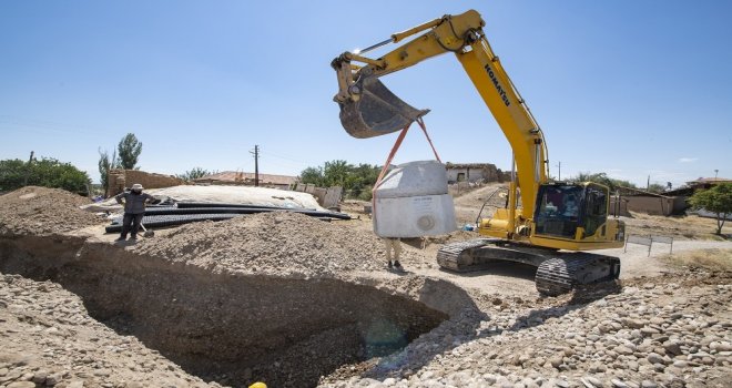 Ambarcık Mahallesine 3 Kilometrelik Kanalizasyon Altyapısı