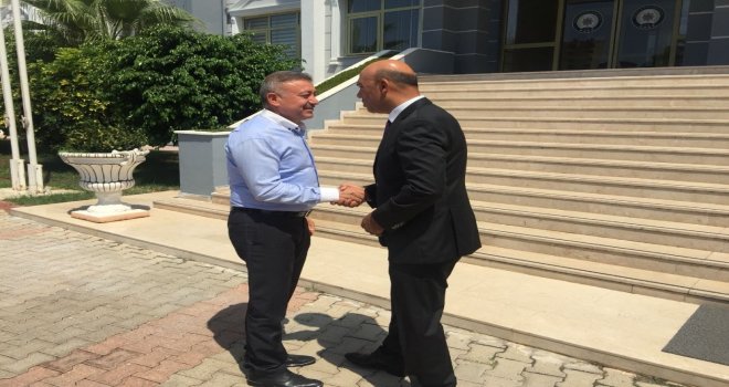 Ak Partili Özkandan Emniyet Müdürü Şahneye Ziyaret