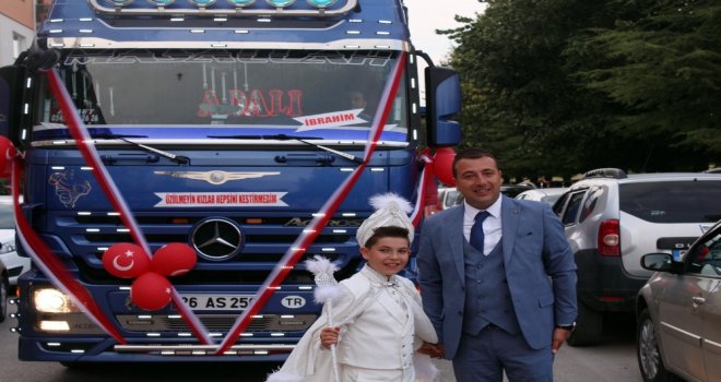 Sünnet Çocuğunun Tır Hayali Gerçek Oldu