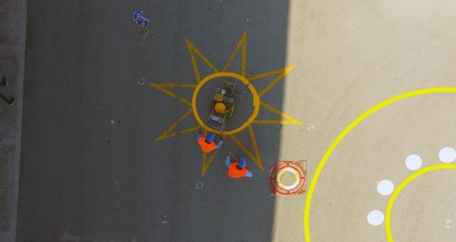 Büyükşehirden Çocuklar İçin Oyun Çizgileri