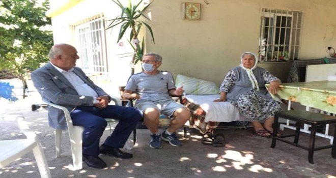 Başkan Seyfi Dingilden Hasta Vatandaşlara Moral Ziyareti