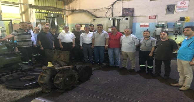 Çınar, Zesob Atölyelerinde İncelemelerde Bulundu