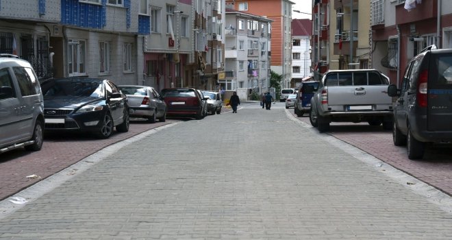 Çorluda Kilit Taşı Çalışmaları Sürüyor