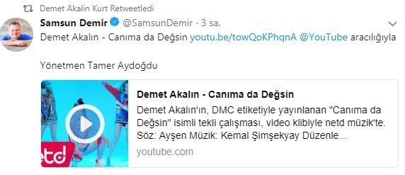 Demet Akalının Canıma Da Değsin Parçası Görücüye Çıktı