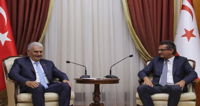 Tbmm Başkanı Yıldırım, Kktc Başbakanı Erhürman İle Görüştü