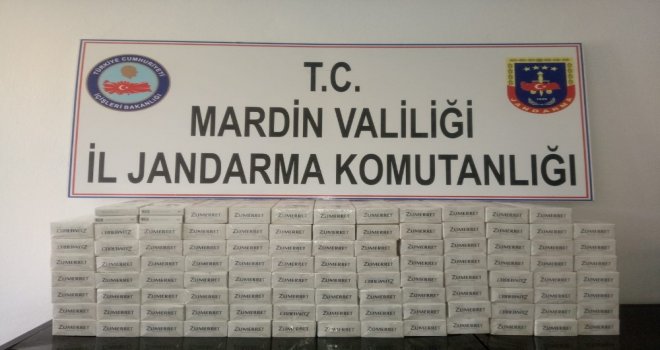 Mardinde 101 Karton Kaçak Sigara Ele Geçirildi