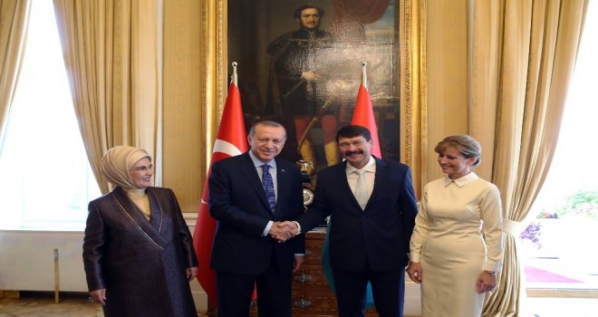 Cumhurbaşkanı Erdoğan, Macar Mevkidaşı Ader İle Görüştü