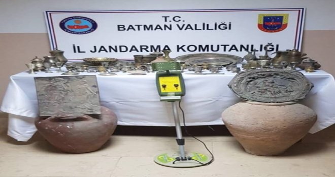 Batmanda 106 Adet Tarihi Eser Ele Geçirdi