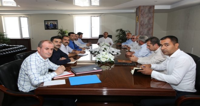Başkan Bedirhanoğlu Başkanlığında Birimler Toplantısı Yapıldı