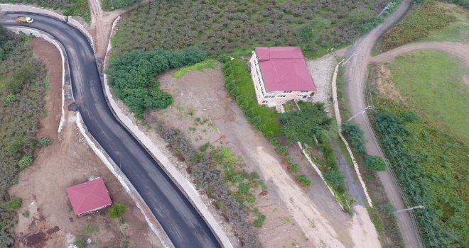 Boztepe Yolunda Çalışmalar Hız Kesmiyor