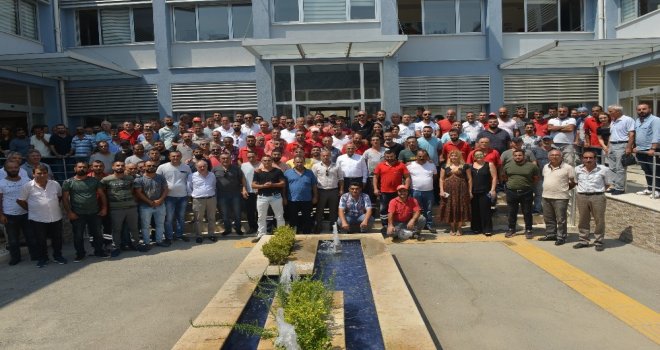 Başkan Hasan Arslan Personelle Bayramlaştı