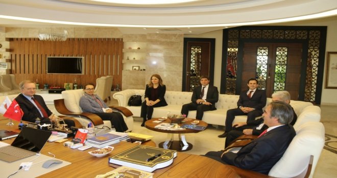Ab Türkiye Delegasyonu Başkanı Büyükelçi Bergerden Rektör Bağlıya Ziyaret