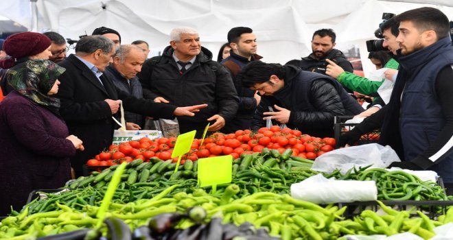 Başkentte Halk Sebzeye Yoğun İlgi