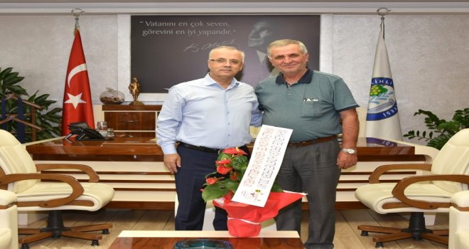Muhtardan Başkan Kaydaya Hizmet Teşekkürü