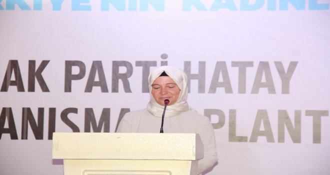 Ak Parti Hatay İl Kadın Kolları Başkanı Sara Gök Göreve Başladı