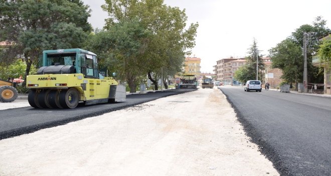 Konya Büyükşehir, Ilgında Prestij Cadde Yatırımlarını Sürdürüyor