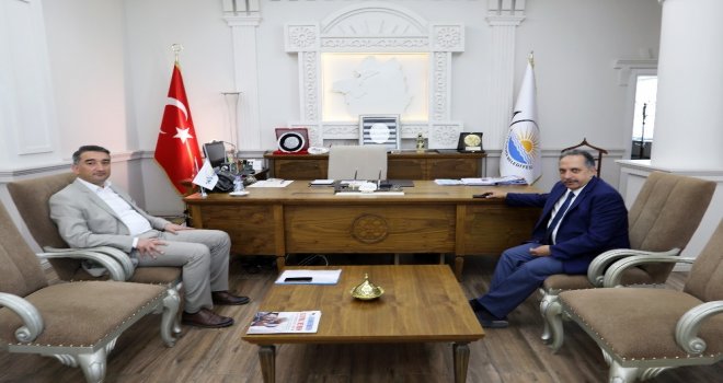 Vali Yardımcısı Parlaktan Büyükşehir Belediyesine Veda Ziyareti