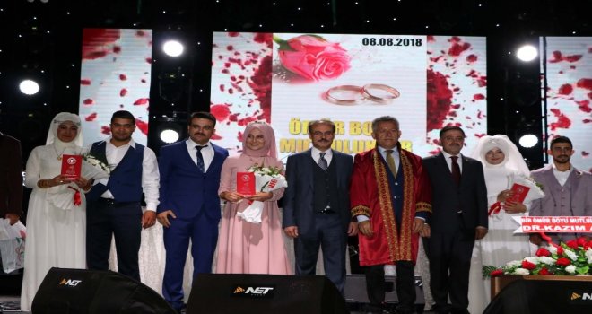 Yozgatta 8 Çift, 08.08.2018 Tarihinde Toplu Nikah Töreniyle Evlendi