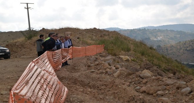Bolu Valisi Aydın Baruş, Yüzde 85İ Tamamlanan Tekke Barajını Ziyaret Etti