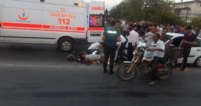 Manavgat Köprüsünde Motosiklet Kazası: 1 Yaralı