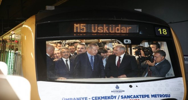 Üsküdar-Çekmeköy Metro Hattı İlk Günde 179 Bin 612 Yolcu Taşıdı