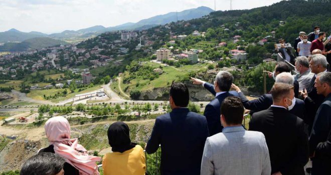 Başkan Güngör Andırın'da yatırım alanlarını gezdi