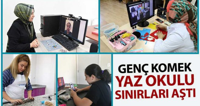 Genç KOMEK Yaz Okulu Sınırları Aştı