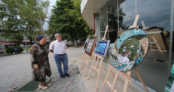 Başkan Akcan Sergi Açılışına Katıldı
