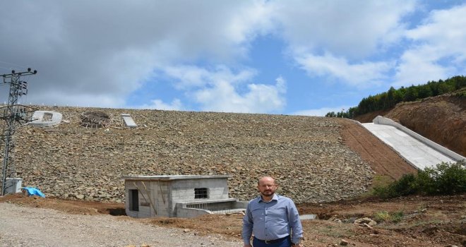 Çamiçi Yaylasında İçme Suyu Göleti Su Tutmaya Başladı