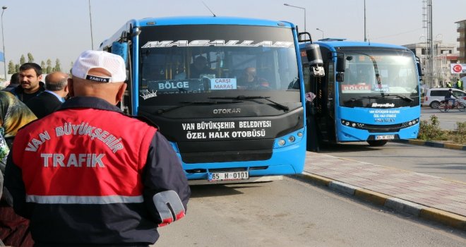 Van Büyükşehir Belediyesinden ‘Akıllı Kart Ve Muavin Denetimi