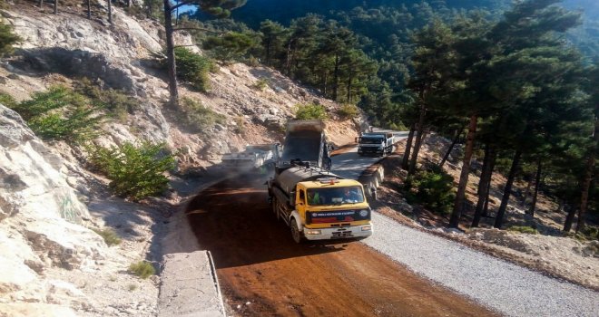 Karaağaç, Tarihinde İlk Kez Asfaltla Tanıştı