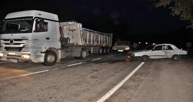 Çanda Trafik Kazası : 1 Yaralı