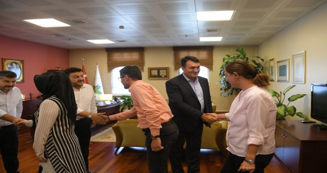 Başkan Dündar Personel İle Bayramlaştı