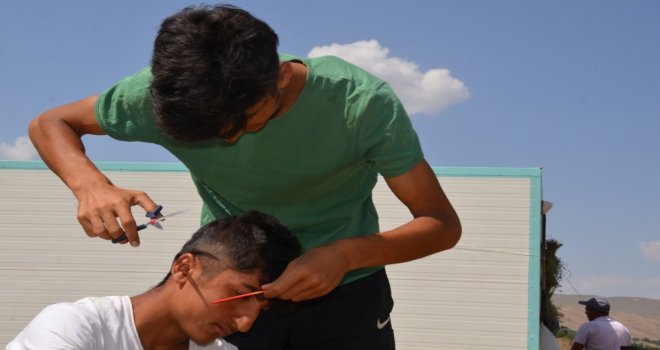 Yaylada Güneş Enerjisiyle Tıraş