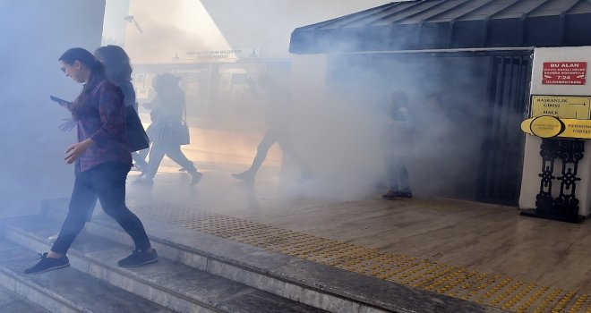 Büyükşehir De Gerçeği Aratmayan Yangın Tatbikatı