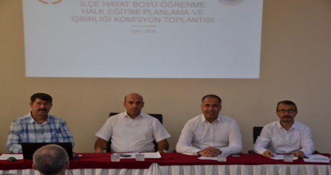 Biga´da, Hayat Boyu Öğrenme Toplantısı Yapıldı