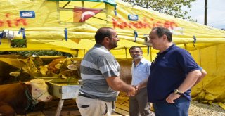 Başkan Aksunun Bayram Mesaisi