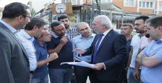 Başkan Saraçoğlu, Alt Yapı Çalışmalarını Yerinde İnceledi