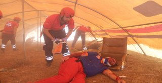 ‘Uçak Kazası Tatbikatı Nefes Kesti