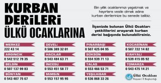 Ülkü Ocakları İl Başkanı Volkan Çolak: Kurban Derilerinizi Türk Milleti İçin Var Olan Ülkü Ocaklarına Bağışlayın”