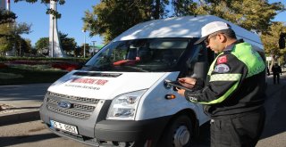 Trafik Ekiplerinden Öğrenci Servislerine Sıkı Denetim