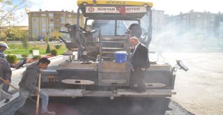 Bünyanda Yol Yapımı Çalışmaları Sürüyor