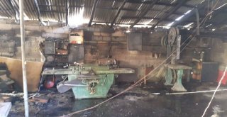 Marangoz Atölyesinde Korkutan Yangın