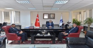 Başkan Alemdardan, Rektör Savaşana Ziyaret