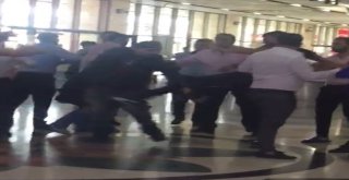 Denizlide Otogarda Yaşanan Kavga Amatör Kamerada