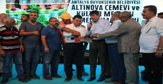 Altınova Cemevinin Temeli Atıldı