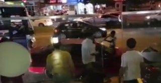 Egzozuna Ceza Yazılınca Sopayla Aracını Parçaladı